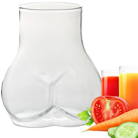 Bicchiere in a forma di corpo, capacità 450 ml, decorazioni per bevande al cacao, acqua, birra, cocktail, succhi, champagne, latte, vino, tè