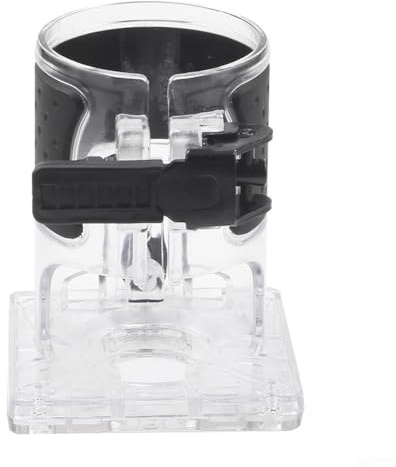 Desiumite Base de enrutador de madera para RT0701C WU601, soporte de máquina de corte transparente con engranajes y tornillos ajustables, soporte de fresado de plástico y metal para carpintería El