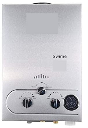 Water Heater Limited 6L Electric Shower Immersion Heater Lpg Propane Gas Hot Water Heater Tankless Instant Boiler Stainless LCD