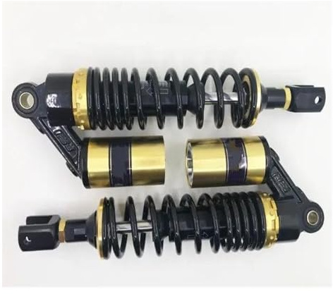 Rear Shock Absorber For Suzuki For Kawasaki Scooter ATV Quad Air Absorber Suspension 1pair 13.5 340mm Motorcycle Shock Absorbers Clamp