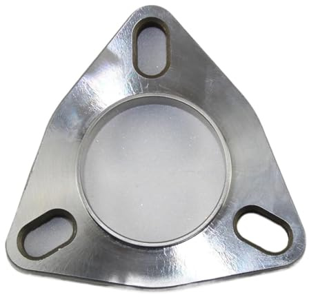 Terminale Scarico Tubi Per Auto Flangia In Acciaio Inossidabile 304 Universale 51mm Saldato A 3 Fori Mobile Utilizzato Per Lo Scarico Dell'automobile