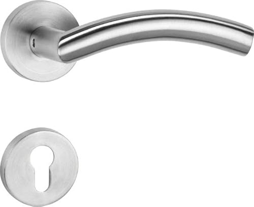 ZW PRO Rosettengarnitur BB-385 | PZ | Edelstahl feinmatt