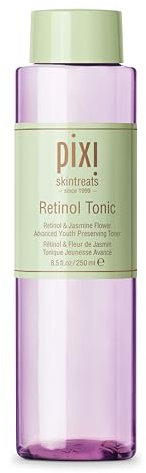Pixi Retinol Tonic, Smoothing & Firming Facial Toner, Enhanced with Peptides to Boost Collagen Production, Alcohol-Free Daily Rejuvenating Toner, 250 Ml 8.5 Fl Oz