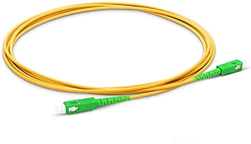 FiberGlobal Câble à Fibre Optique Monomode SC/APC á SC/APC pour Orange Livebox, SFR La Box Fibre et Bouygues Telecom Bbox (5M)