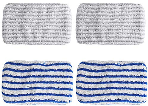 BettaWell - Panni in microfibra di ricambio progettati per Rowenta Clean & Steam ZR005801 (Confezione da 4)