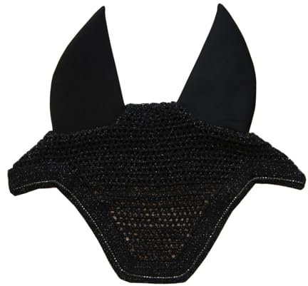 Kentucky Horsewear Wellington Sparkling Soundless flugöron, storlek: WB, färg Kentucky Horsewear:svart