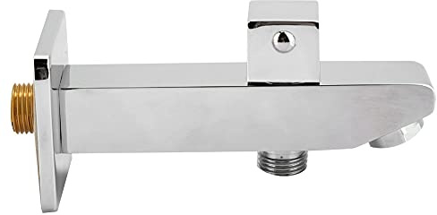 G1/2 Regadera oculta montada en la pared de cobre y rosca con dos funciones Caño desviador de apertura rápida Grifo de ducha de función doble Caño Accesorio de ducha para baño