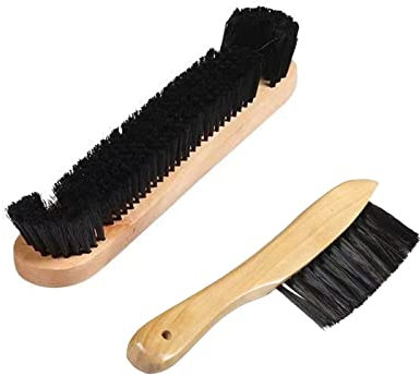 2 Pcs Pool Table Brush Cleaner Kit Billiard Table Cleaning Tool Pool Table Rail Brush Set for Billiard Table and Corner Cleaning