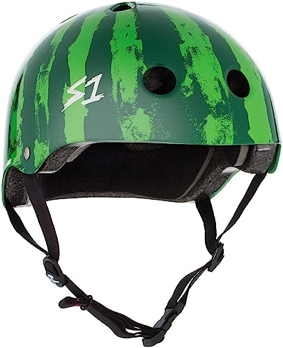 S1 Lifer Helmet for Skateboarding, BMX, and Roller Skating - EPS Fusion Foam, CPSC & ASTM Certified - Watermelon Large (22)