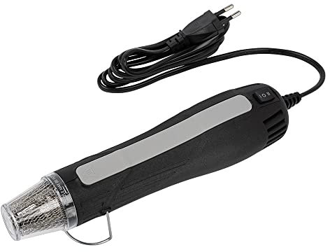 Ideen mit Herz Heißluftfön | 2 Heizstufen | Präzisionsdüse mit schützender Abdeckung | Kabellänge 1,40m | ideal für die Embossing-Technik