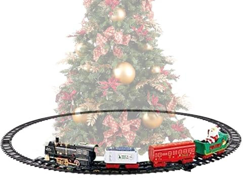 Juego de Tren de Árbol de Navidad - Colgantes de Decoración de Navidad Conjuntos de Juego de Vagones de Ferrocarril | Juguetes de Tren Colgante para, Tren de Navidad, Conjunto de Tren de