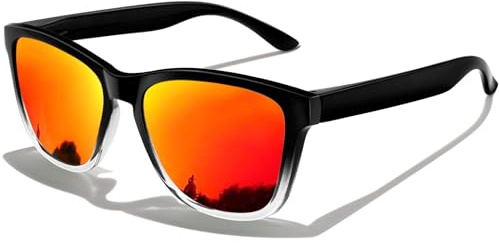 KANASTAL Polarisiert Sonnenbrille Damen Herren UV400 | Klassische Retro Rechteck, UV Schutz, Für Reise Wandern und Alltag, Verspiegelt, Autofahren, Anti Glare, Leopard Rahmen