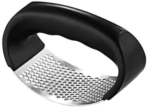 Niwieoi Garlic Press, Stainless Steel, Mixed Colors, 2.95 x 1.77 Inches, 150 Grams, Dishwasher Safe