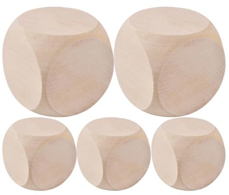 Holzwürfel Würfel Würfel Blank Unlackiertes Sechsseitig Holzwürfel - Blankowürfel - Gebetswürfel - Bastelwürfel Diverse Blanko-Holzwürfel