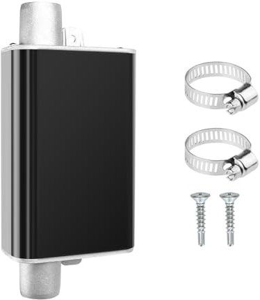 Silencieux d'échappement en alliage d'aluminium - 22 mm - Support de serrage - Silencieux d'échappement - Chauffage diesel - Pour chauffage diesel - Petite taille