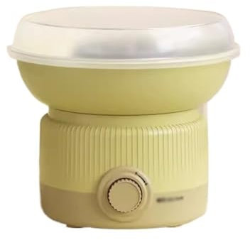 Cotton Candy Machine Household Mini Full Automatic Maker in Yellow Color - Ideal for Making Colorful Candy - Cotton Candy Maker for Home Use