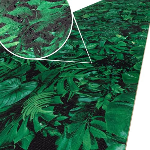 ANRO Küchenläufer Küchenteppich rutschfest Teppich Läufer Küche pflegleicht Teppichläufer Flur abwaschbar 280 x 52 cm Tropical