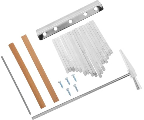 TOYANDONA Praktische Kalimba-tasten Mit Tönen Langlebige Kalimba Aus Holz Und Stahl Professionelle Kalimba-teile Kalimba-zubehör Robuster Kalimba-stimmhammer
