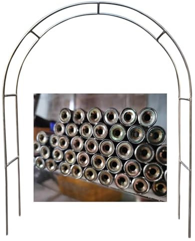 Arche de jardin large en acier inoxydable pour vignes, roses, mariages et entrées