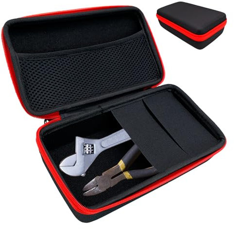 Fahibin EVA Tool Pouch, Tool Container Bag, Storage Case Tool Bag,EVA Hard Shell Tool Organizer, Storage Case for Electric Grinder Drill, 22 * 12.5 * 6.5cm