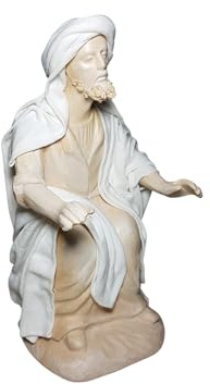 Arte Pesebre Figuras para Pintar Pastor Sentado para Pintar, para Figuras de 17 cm