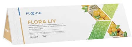 Flora LIV – Té Frutal en Polvo | Fibra Prebiótica | Sabor Granadilla Dulce + Aguaymanto | Equilibrio de la Flora Intestinal y Defensas Naturales | MEJOR SALUD DIGESTIVA| 1 Caja con 28
