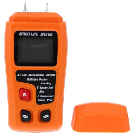 Sosoport Testeur D'humidité Pour Bois Et Carton Écran Lcd, Détecteur D'humidité Mural Portable, Hygromètre Pratique Sans Batterie, Pour Maison Et Sol,