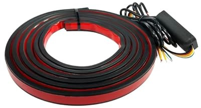 XRUKGUO Bande Lumineuse LED 24V Pour Hayon De Camion, Feu Arrière Étanche, Dynamique, Clignotant, Feux D'avertissement De Freinage Et De Recul Feu Arrière Gauche/Droit