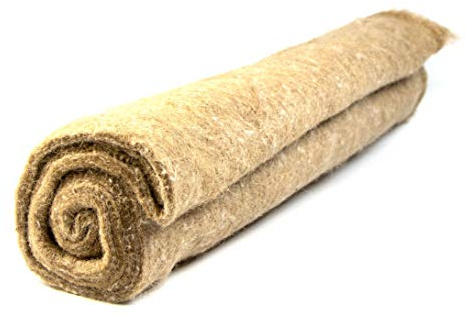 mgc24 Jute-Nadelfilzmatte aus Jute, Frostschutz und Kälteschutz für Pflanzen, 100% Naturmaterial, Rolle 0,5 x 1,5m Natur