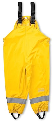 Sterntaler Unisex barn regnbyxor ofodrade regnbyxor, GUL, 128
