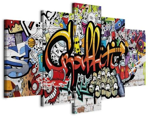B&D XXL - Akustikbild Akustikschaumstoff, 225x112 cm, 5-teilig, Wohnzimmer | Verbessert Raumakustik, reduziert Hall, ideal fürs Büro oder Wohnzimmer, hochwertige Verarbeitung, schnelle Montage, stilvoll