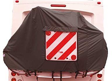Motorhome/Caravan 2 Bike Cover STANDARD For Rear Vehicle Wall Mounted Style Bike Racks (Grey)