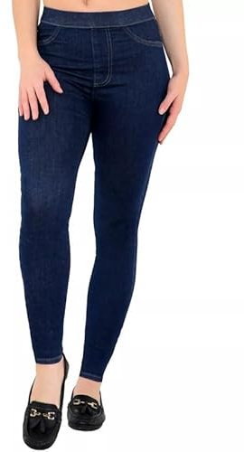 Ex Famous Store Pull On Jeans for Women UK 6-22, High Waisted Jeans Women Stretchy Ladies Jeans Skinny Denim Jeans Women Jeggings for Women UK
