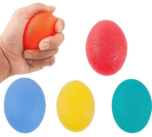 Danlai 5 Pcs Grip Stärke Trainer Handball, Stressbällchen Für Arthritis Hand, Finger, Griff Stärkung Und Stressabbau
