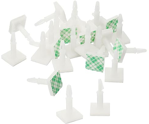 PATIKIL 24Stk Klebriger PCB Abstandhalter 0.56 Stützhöhe Weiß | Selbstklebende Abstandhalter, Klebeisoliert, Abstandshalter für PCB PC Brett Unterstützung