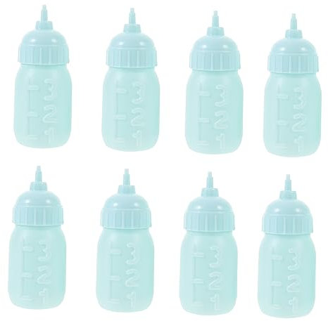 UPKOCH 10pcs Puppe Flaschen Kinder Pretend Spielen Spielzeug Flaschen Für Puppenhaus Zubehör