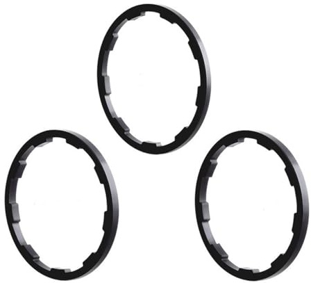 HOUSON Fahrrad Schwungrad Spacer, Hub Spacer, Achsscheibe Dichtung Distanzstück, Kassette Schwungrad Naben für Mountainbike (2mm/2.18mm/2.35mm)