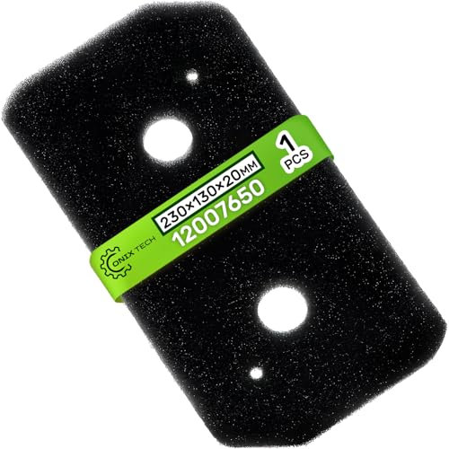 Esponja Filtros para Secadora 228 x 128 x 20 mm con Código Original 12007650 Apto para Bosch para Siemens para Balay para Constructa - Garantía de 5 Años - ONIX TECH