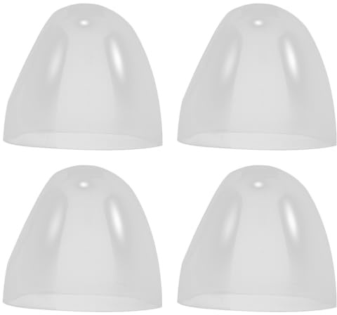 RORPOIR Universal Wide Neck Baby Bottle Caps Replacement Parts Set 4 Pack Spill Proof Dustproof Lids for Baby Feeding Bottles Easy Open Secure Fit Versatile Use for Household Containers