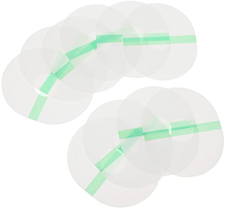 Healeved 10 Stück Selbstklebende Tpu Sensorpflaster Transparent Wasserfest für Sport Hautsensor Fixierung Langanhaltend Hautfreundlich