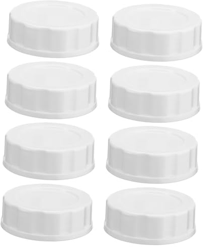 QUMIIRITY 8pcs Milk Bottle Lids for Travel Bottle Sealing Caps for Feeding Essentials and Go Use