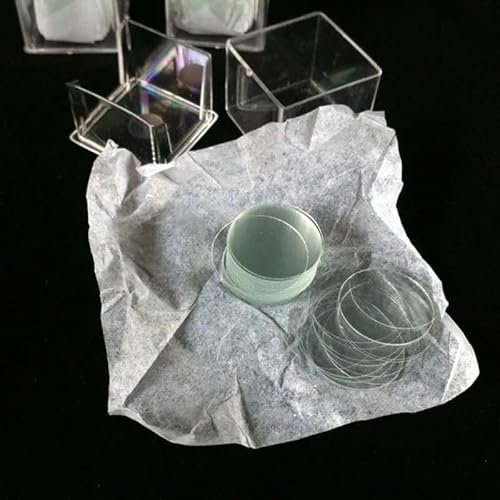 100 Stück Mikroskopzubehör Mikroskopglasobjektträger Kleine 3mm 4mm 5mm 19mm Glas Mikroskopobjektträger Abdeckglas Runden Leere Objektträger Abdeckgläser Zuverlässige Leistung und Haltbarkeit(13mm)