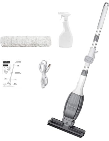 carotoe Aspirateurs de fenêtre multifonctions avec aspiration puissante, appareil de nettoyage de fenêtre de maison pour les voyages