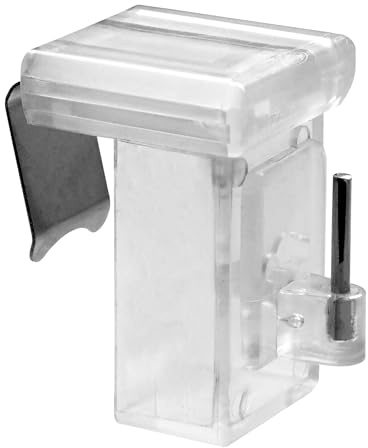 dekondo - 4 ganci per finestre, ganci decorativi per la decorazione delle finestre, campo di serraggio: 10-27 mm universale (trasparente)