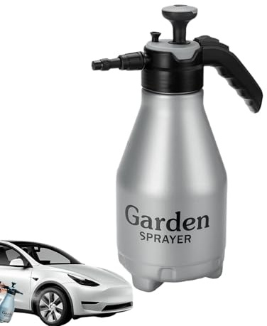 Pulverizador Manual De Mano | Botella De Agua 2,5L,Manual Portátil para Trabajo En Interior Exterior Lavado De Coche Y Césped