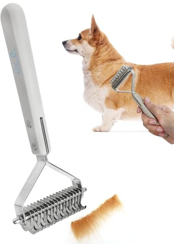 Dog Grooming Rake | Dematting Comb,Double-Sided Detangling Tool Pet Supplies for Medium Large Breeds Long Short Hair Professional Salon Home Routine Dogs