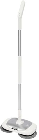 Mopa eléctrica de 40 W con cubo de limpieza, fregona eléctrica inalámbrica para la limpieza del suelo, con 3 pilas de litio de 2000 mAh, 60 dB, 42,5 x 26,7 x 24 cm