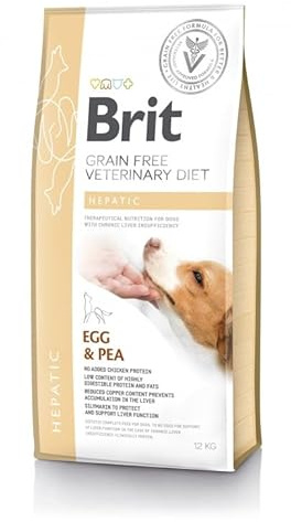 Brit Dieta Perro | Productos Especializados | Precisión En La Formulación | Varias Especialidades | (2Kg, Hepático)