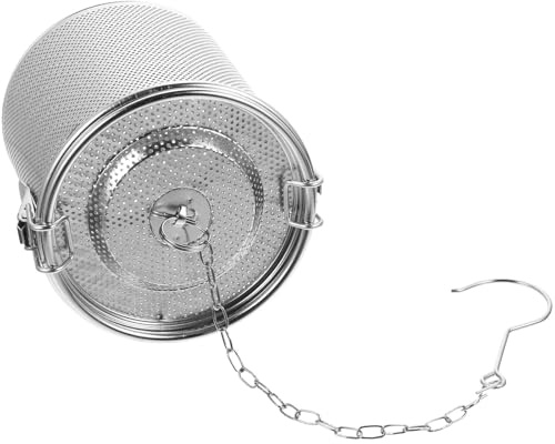 KICHOUSE Infusor de Condimentos de Acero Inoxidable Diseño de Malla Fina, Colador Reutilizable para Guisos en Olla, Práctico y Fácil de Filtrar Residuos