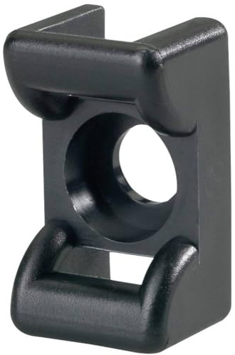 HellermannTyton KR6G5-PA66-BK (100) Befestigungssockel schraubbar 151-24600 Schwarz 100 St.